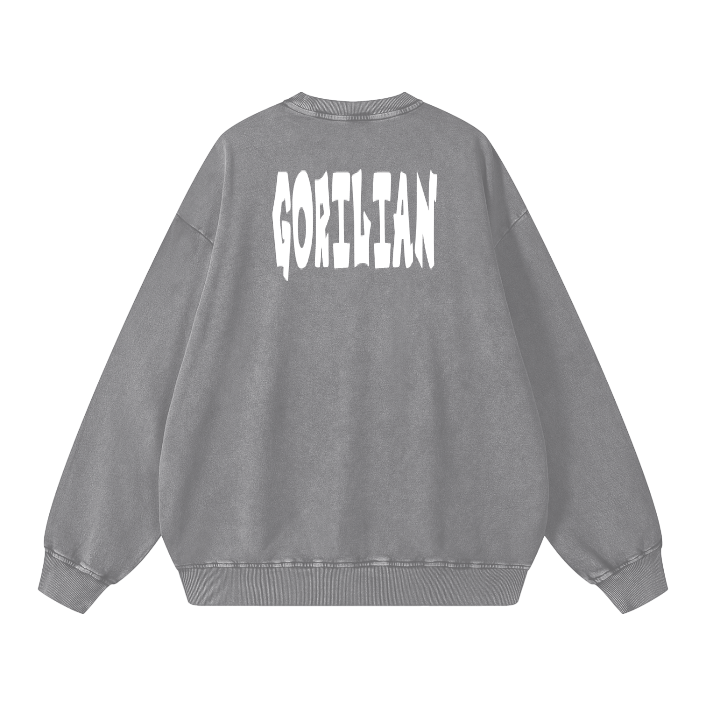 Snow Washed Oversized Sweatshirt - Gorilian
