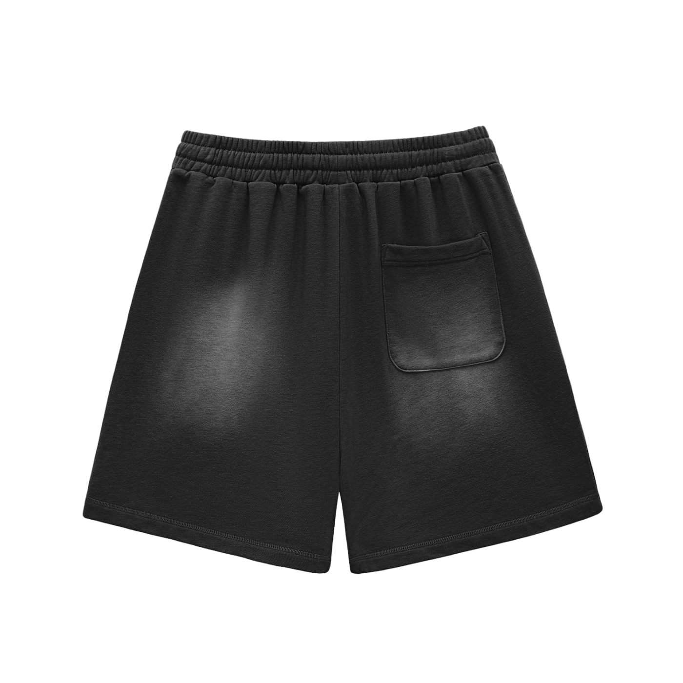 Sun Fade Raw Edge Cotton Shorts - Gorilian