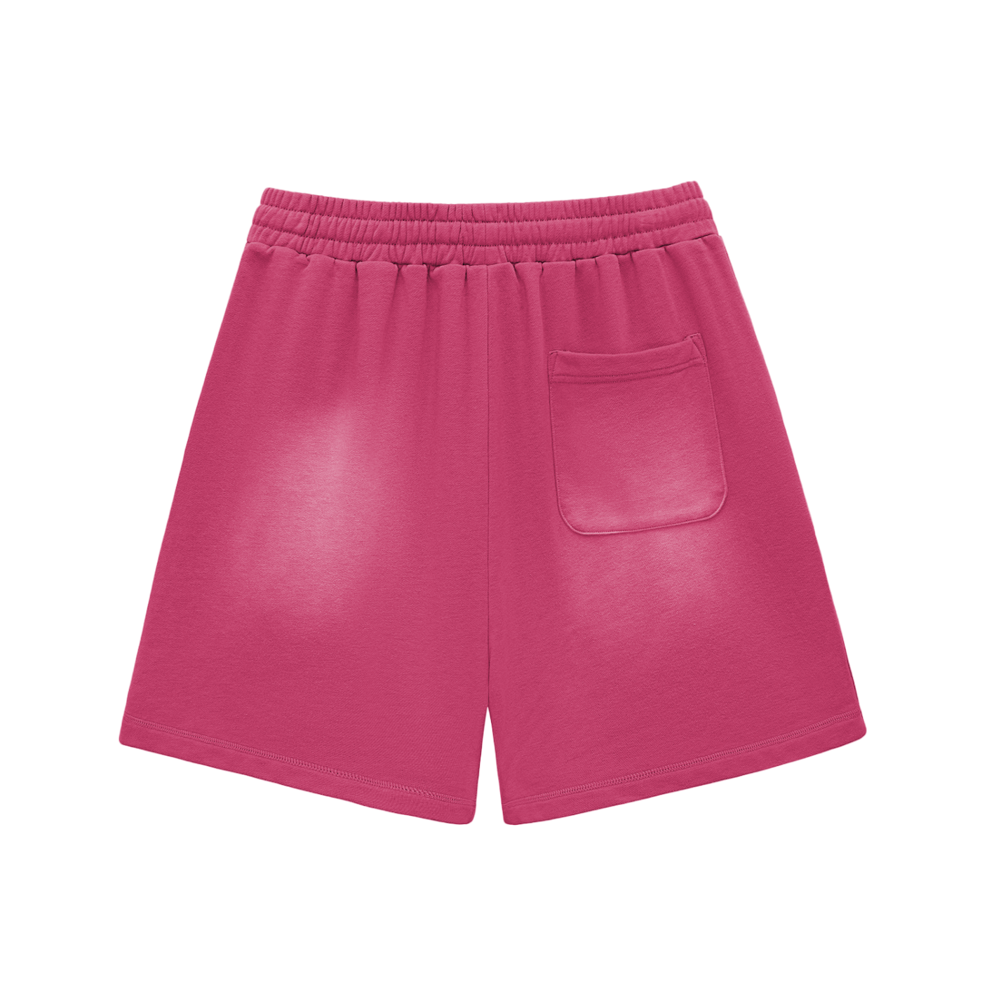 Sun Fade Raw Edge Cotton Shorts - Gorilian