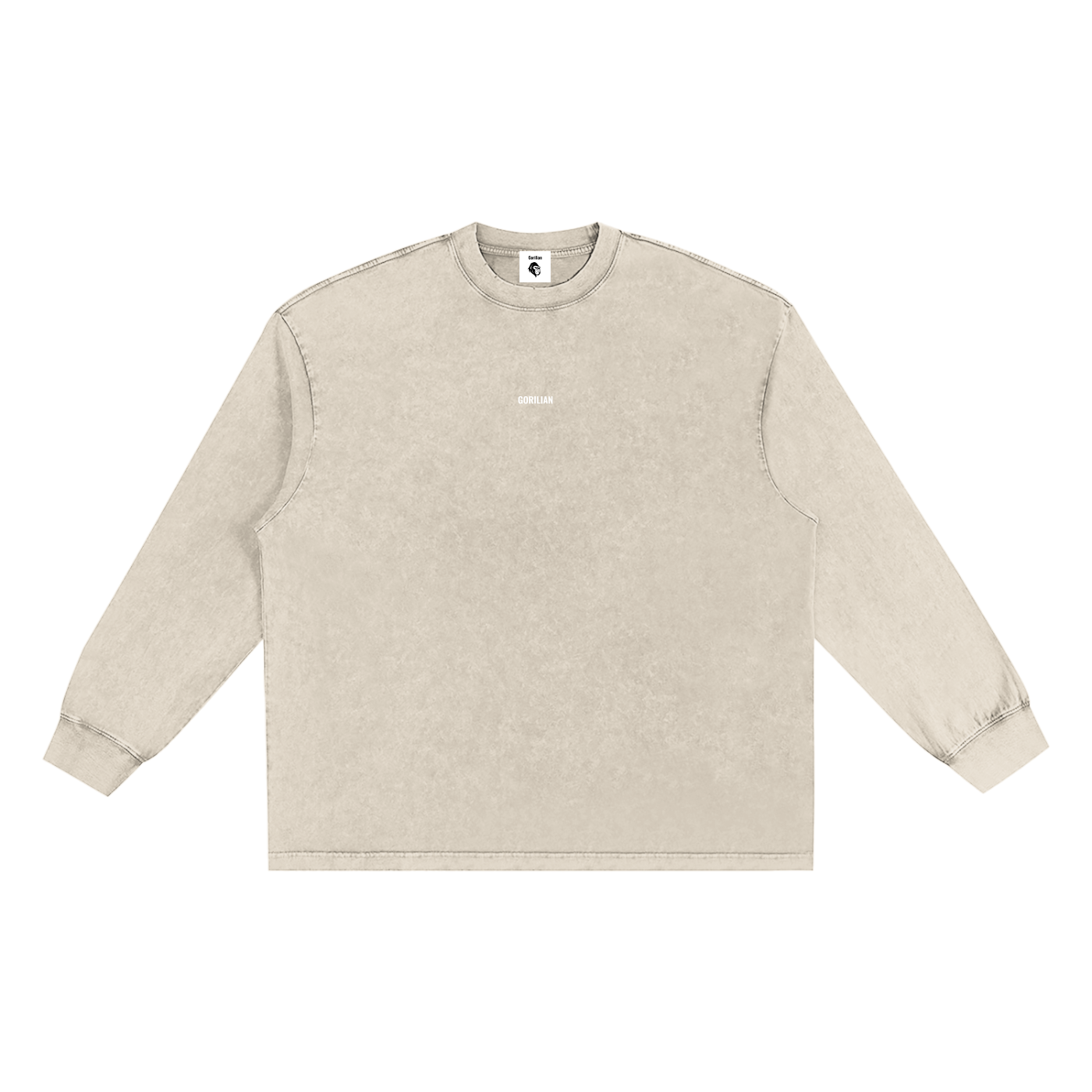 Snow Washed Frayed Edge T-Shirt - Gorilian