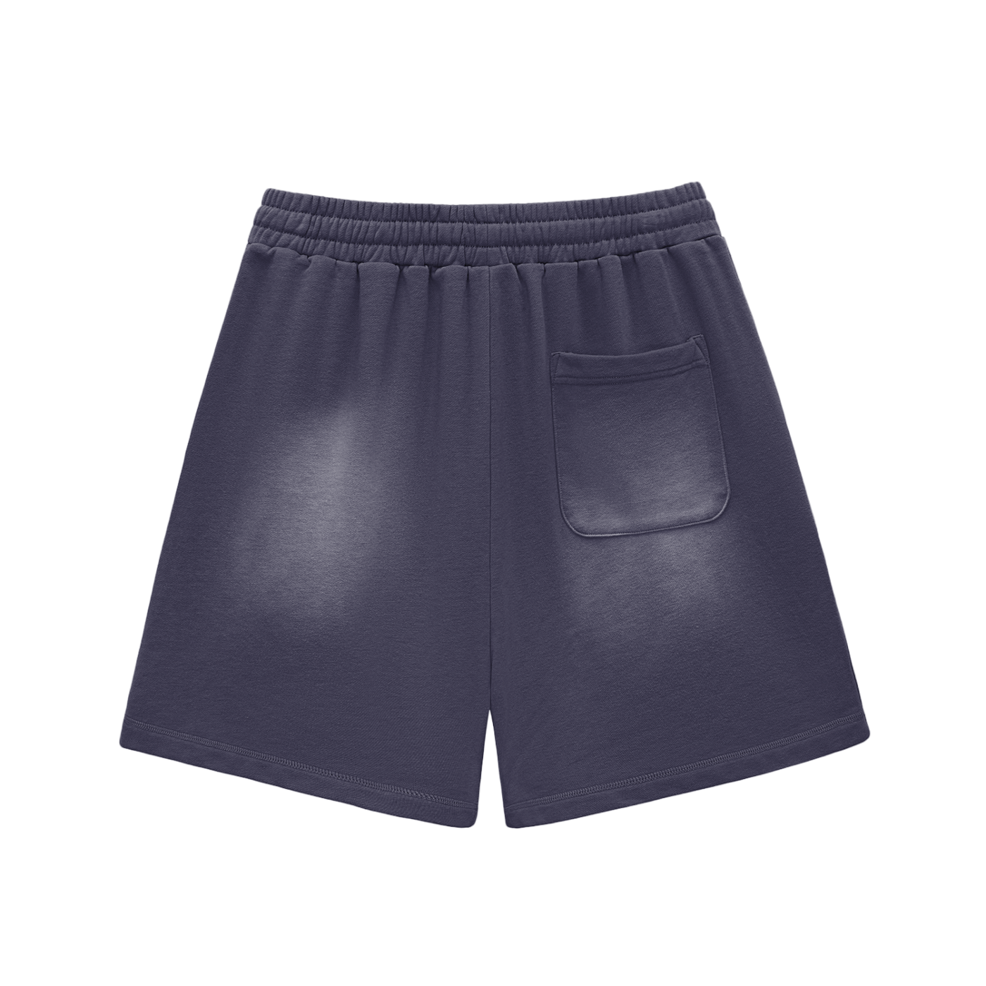 Sun Fade Raw Edge Cotton Shorts - Gorilian