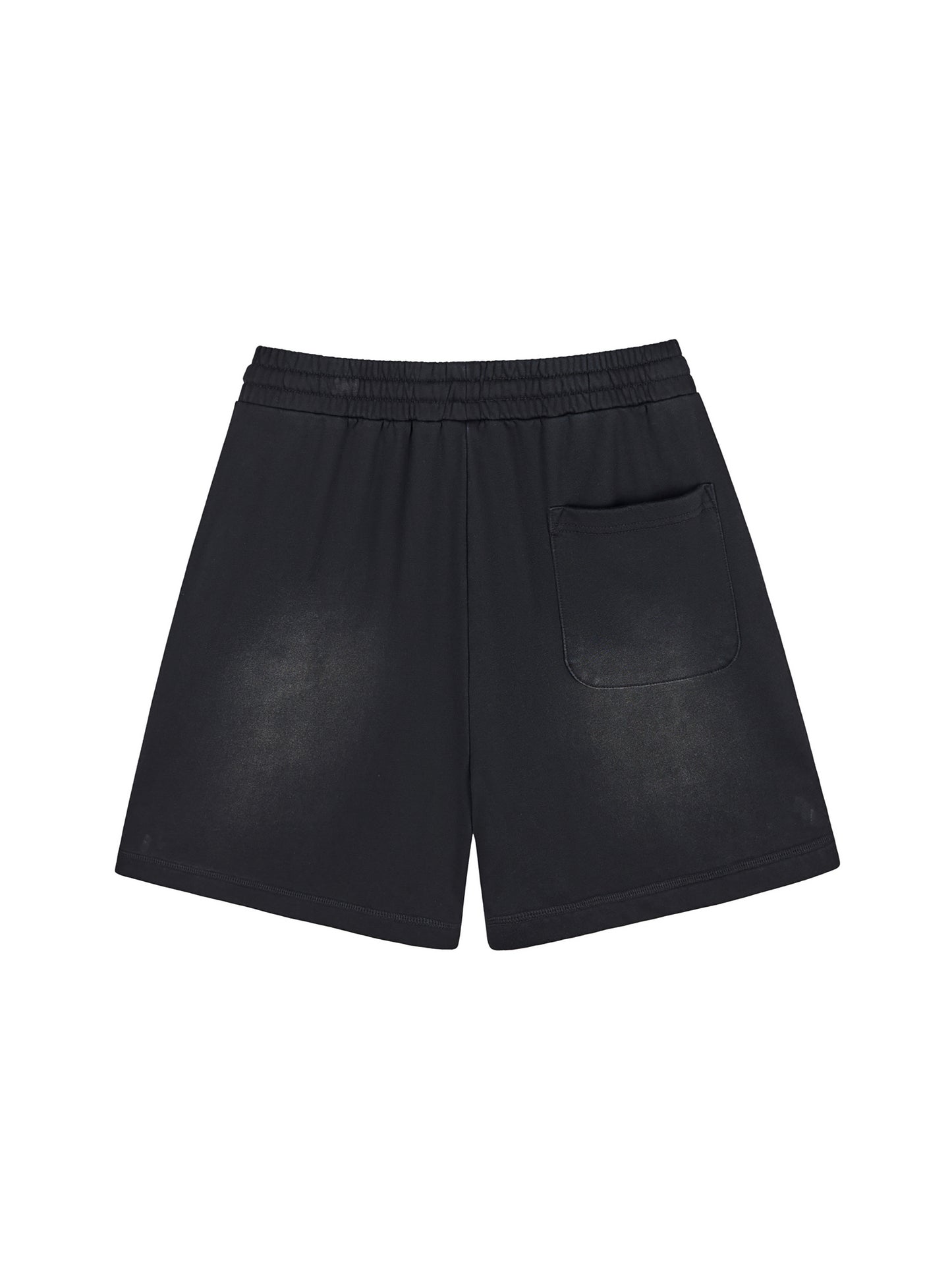 Sun Fade Raw Edge Cotton Shorts - Gorilian