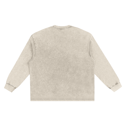 Snow Washed Frayed Edge T-Shirt - Gorilian