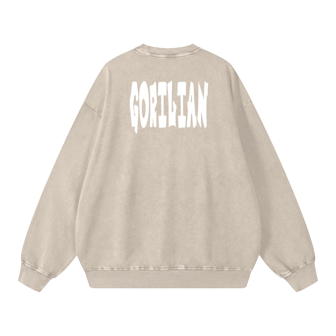 Snow Washed Oversized Sweatshirt - Gorilian
