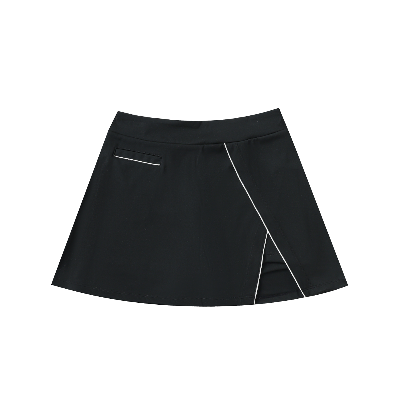High-Waist Pocketed A-Line Skirt - Gorilian