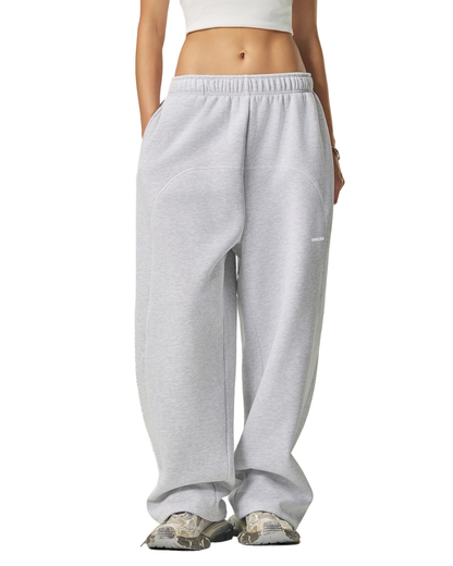Contrast-Stitched Fleece Sweatpants - Gorilian