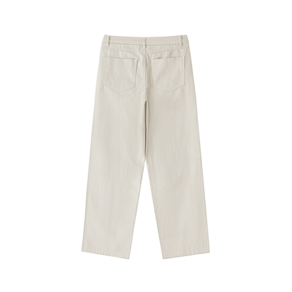 Heavyweight Cotton Straight-Leg Pants - Gorilian