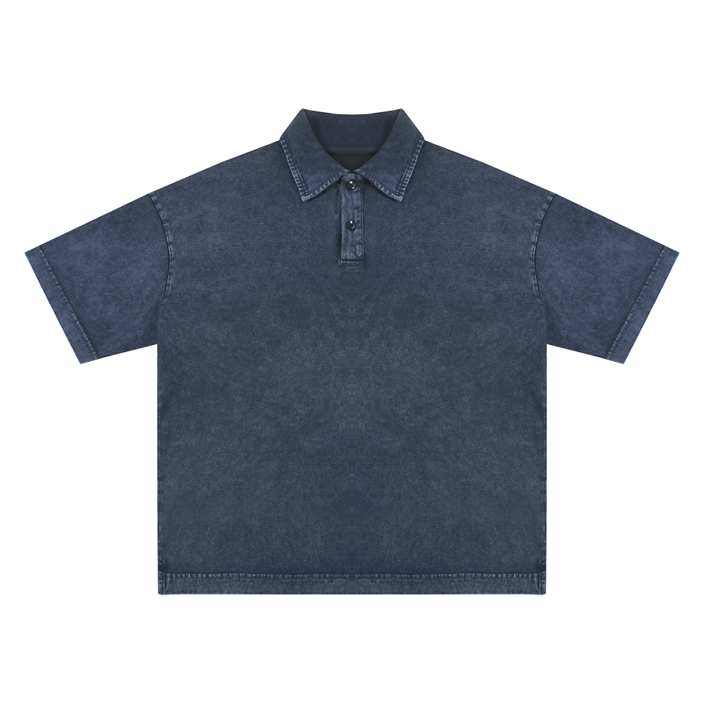 Heavyweight Snow-Washed Polo T-Shirt - Gorilian