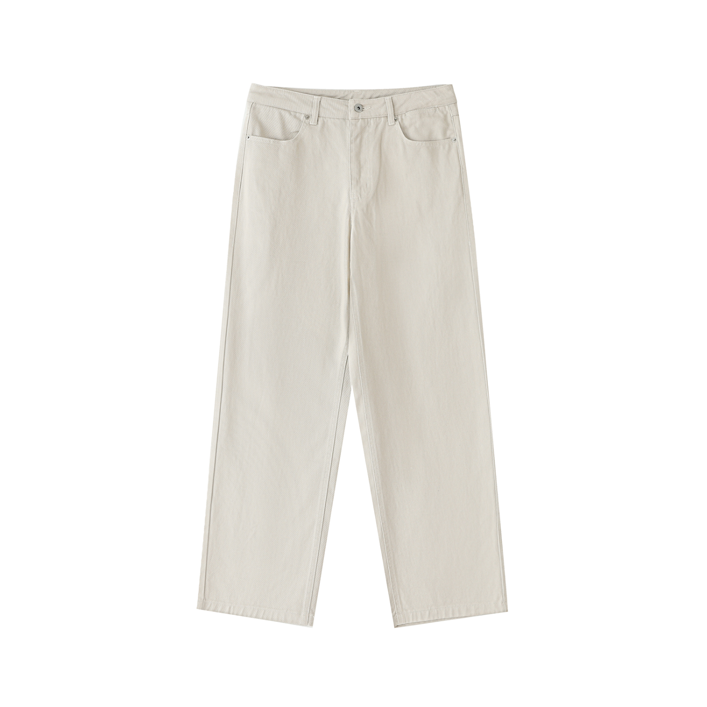 Heavyweight Cotton Straight-Leg Pants - Gorilian