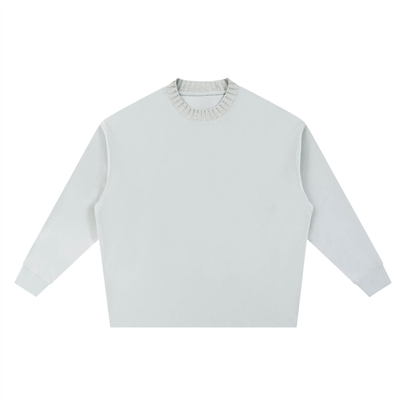 Knitted Round Neck Oversize Sweatshirt - Gorilian