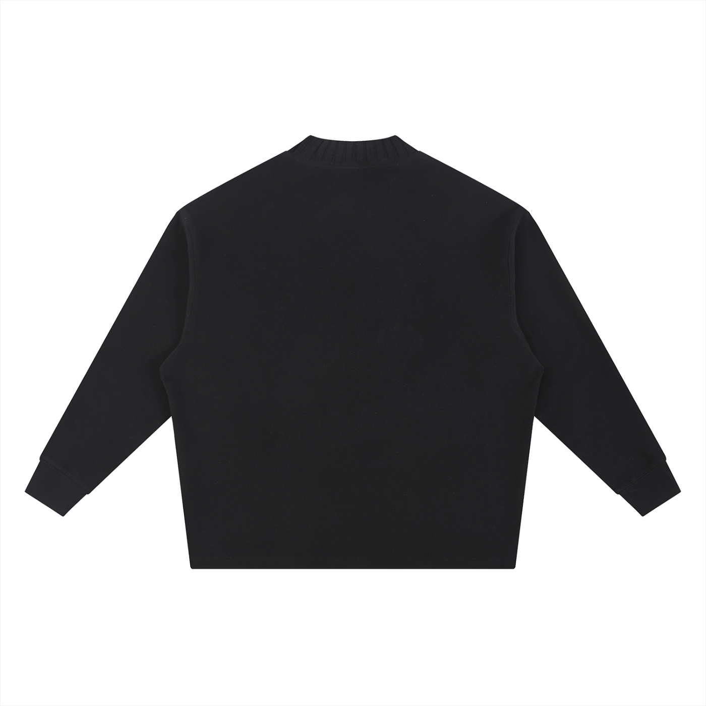 Knitted Round Neck Oversize Sweatshirt - Gorilian