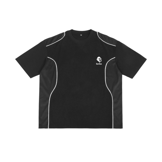 Contrast Piped Panel T-Shirt - Gorilian