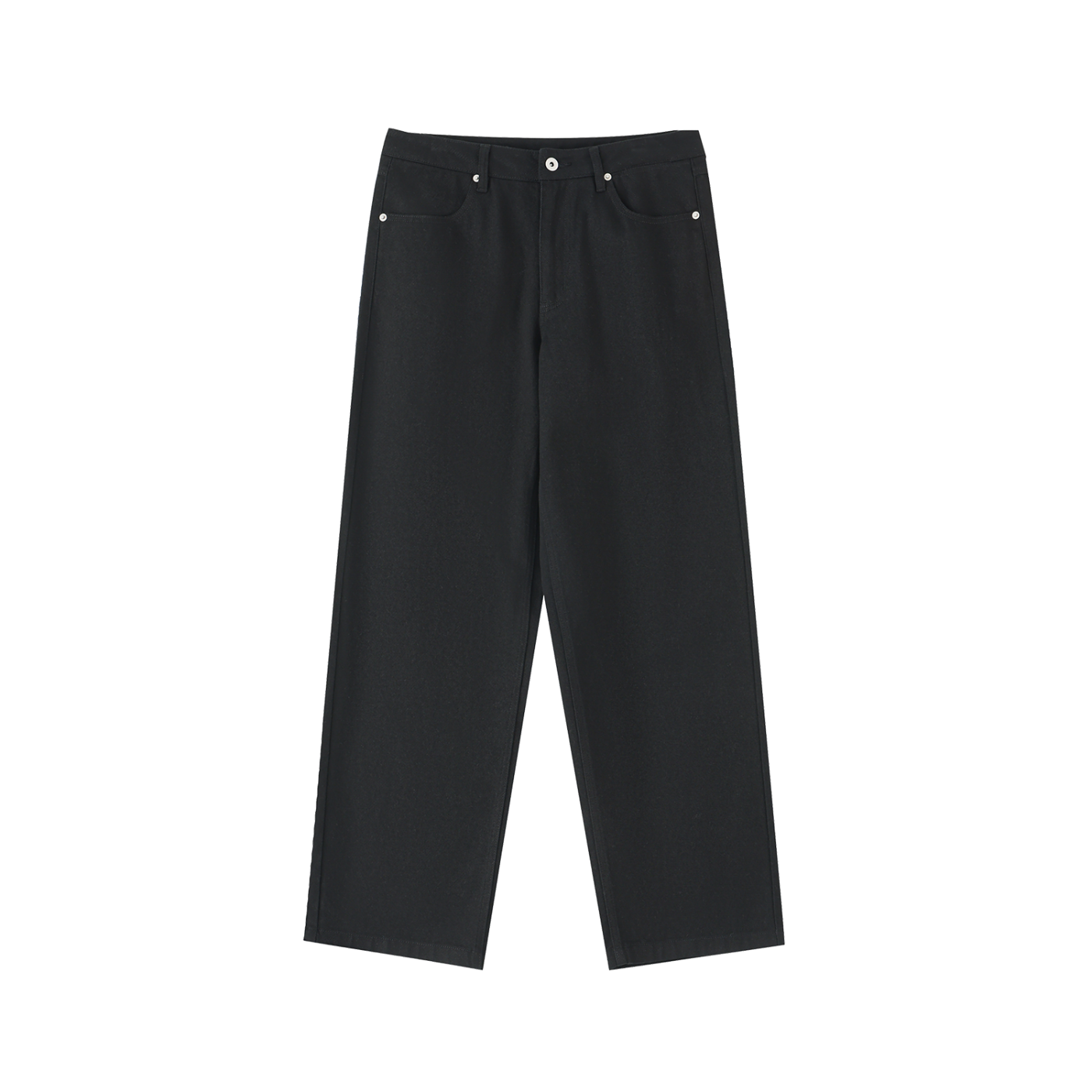 Heavyweight Cotton Straight-Leg Pants - Gorilian