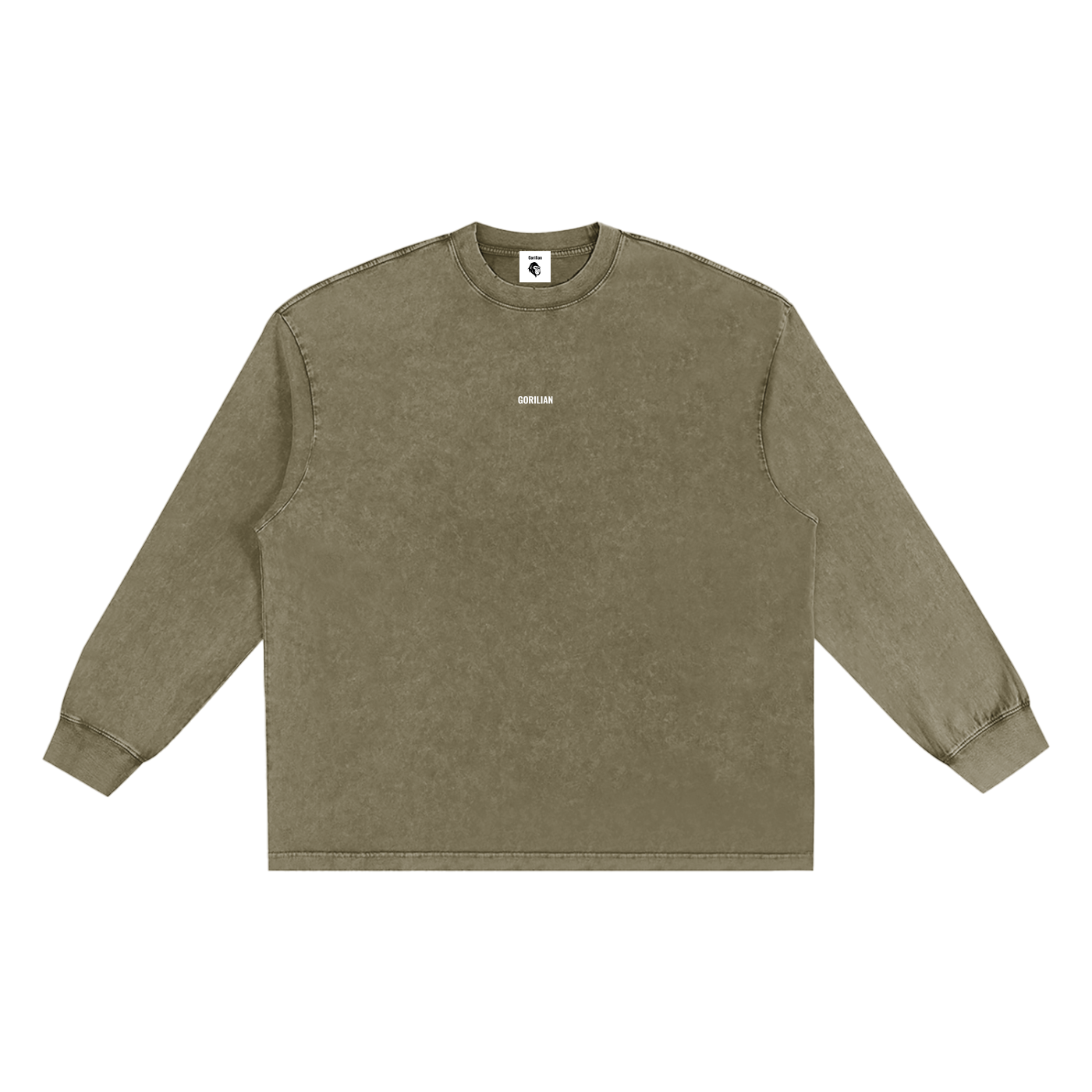 Snow Washed Frayed Edge T-Shirt - Gorilian