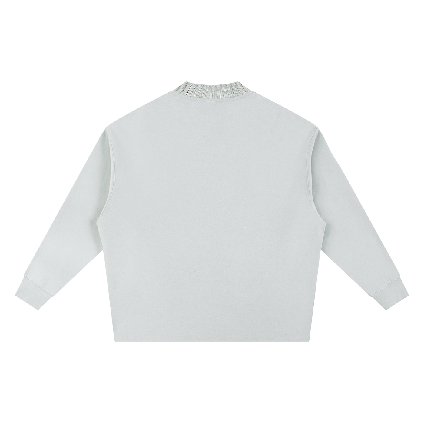 Knitted Round Neck Oversize Sweatshirt - Gorilian