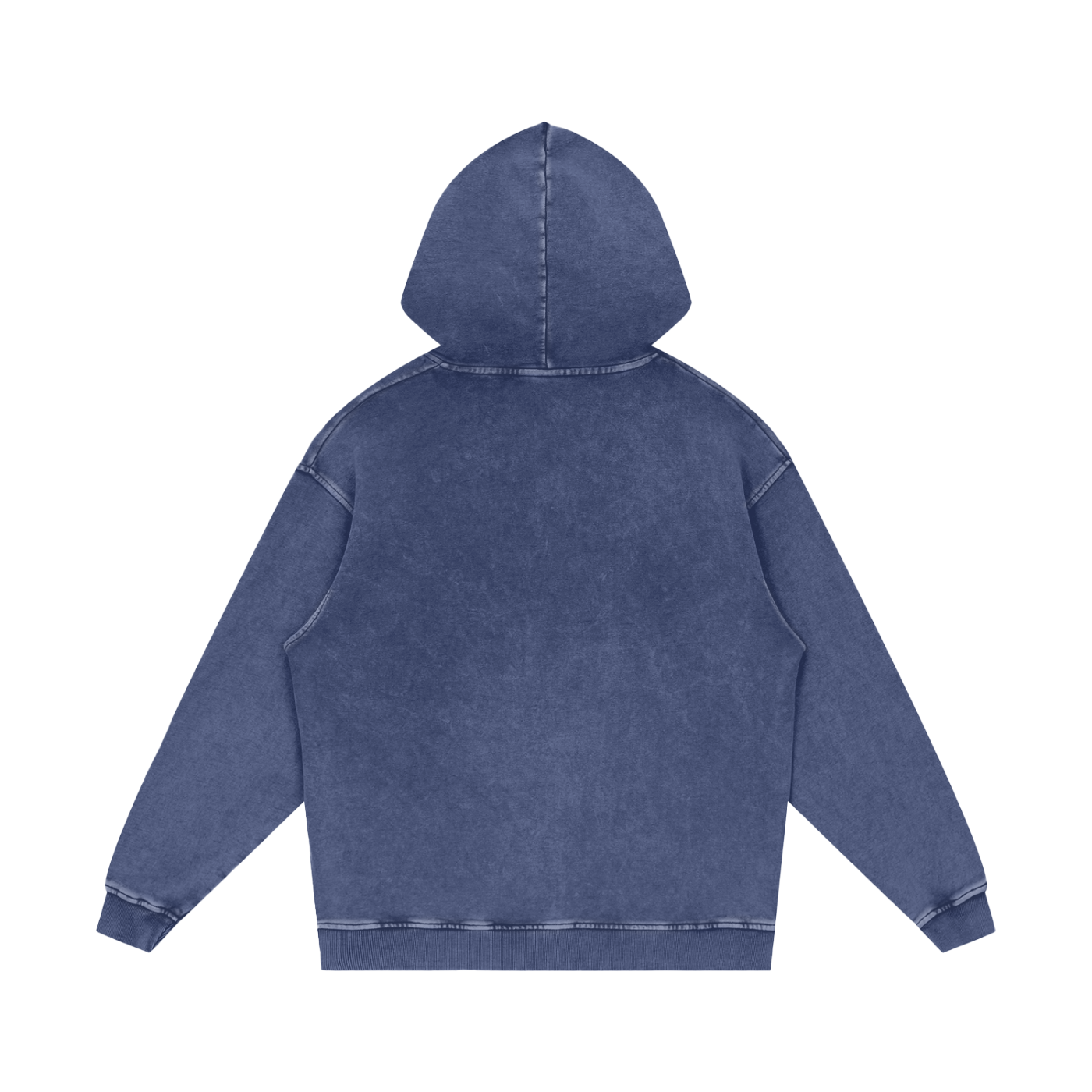 Snow Washed Loose Cotton Hoodie - Gorilian