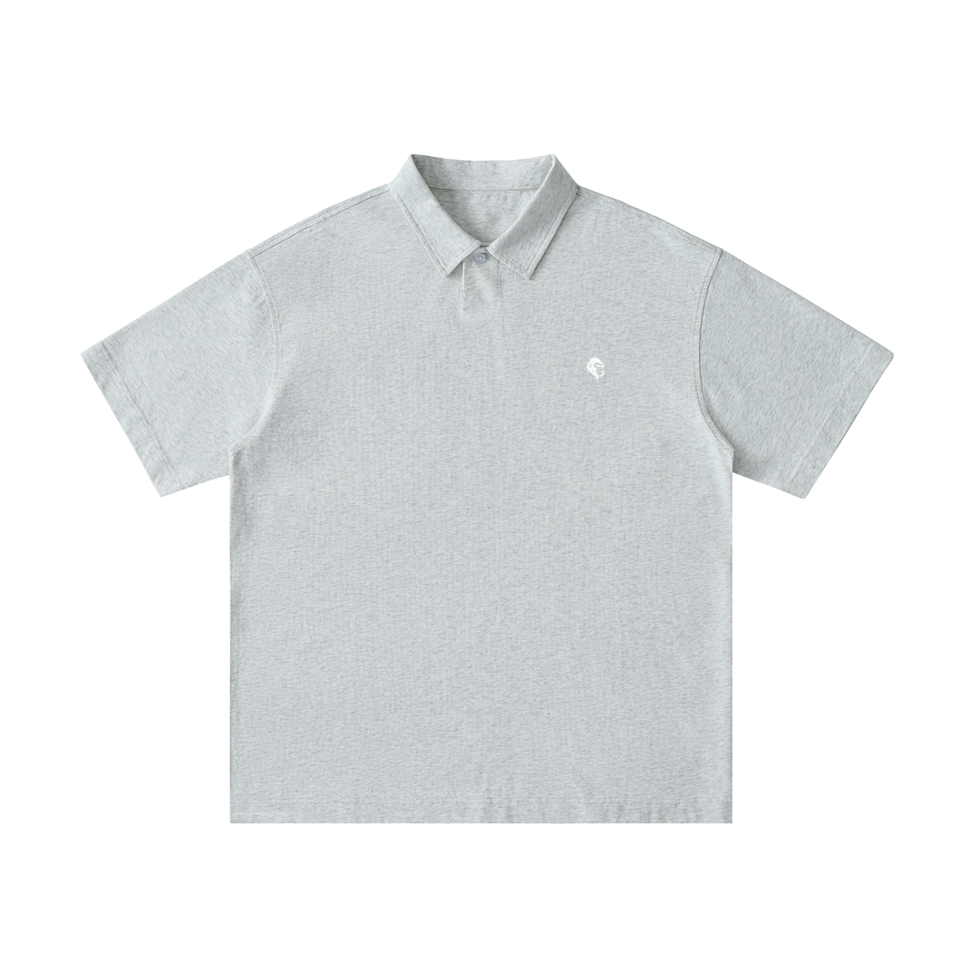 Loose Cotton Short-Sleeve Polo Shirt - Gorilian