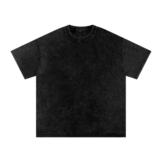 Snow Washed Oversized Cotton T-Shirt - Gorilian