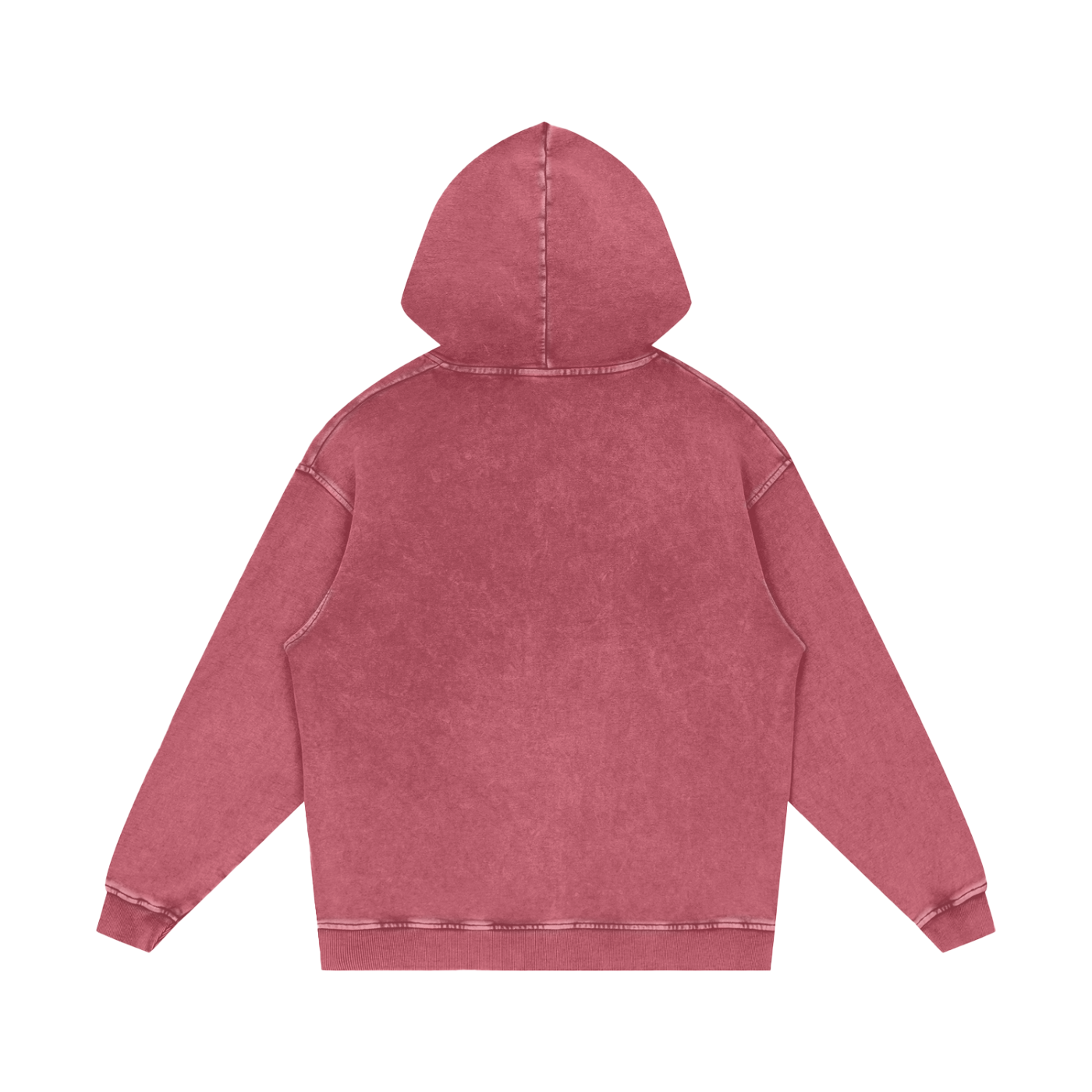 Snow Washed Loose Cotton Hoodie - Gorilian