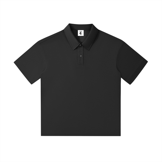Drop Shoulder Short-Sleeve Polo - Gorilian