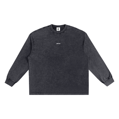 Snow Washed Frayed Edge T-Shirt - Gorilian