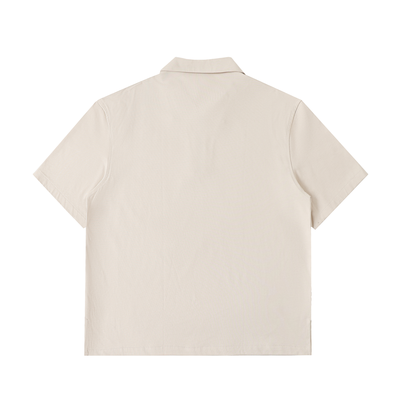 Half-Zip Cotton Polo Shirt - Gorilian