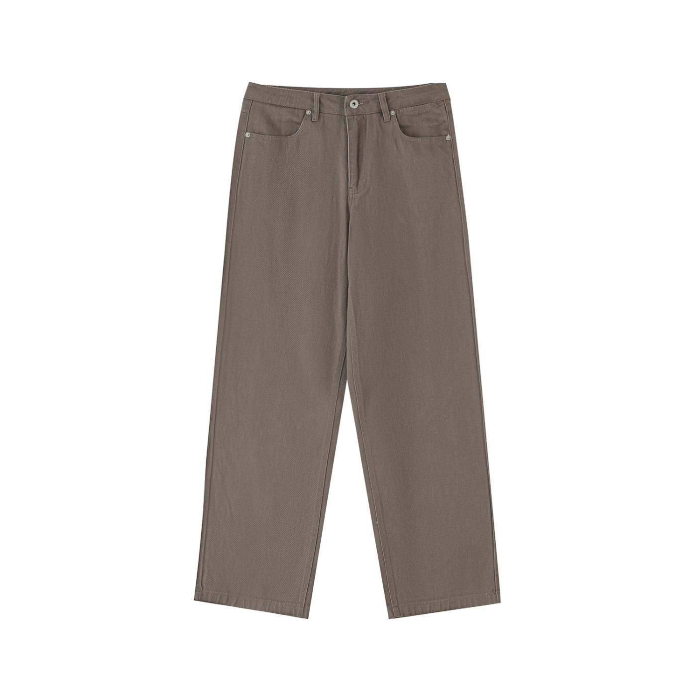 Heavyweight Cotton Straight-Leg Pants - Gorilian