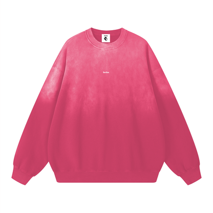 Sunfade Drop-Shoulder Cotton Sweatshirt - Gorilian