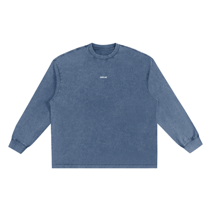 Snow Washed Frayed Edge T-Shirt - Gorilian