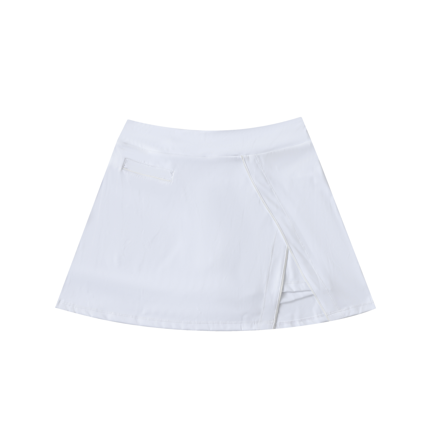 High-Waist Pocketed A-Line Skirt - Gorilian