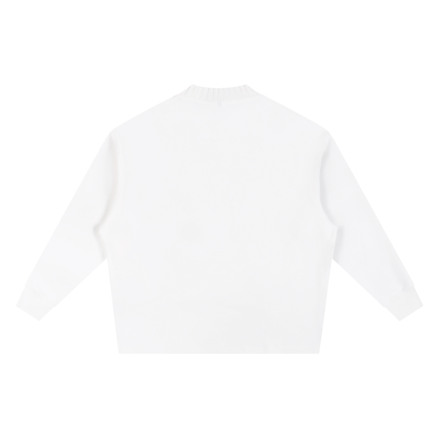 Knitted Round Neck Oversize Sweatshirt - Gorilian