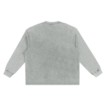 Snow Washed Frayed Edge T-Shirt - Gorilian