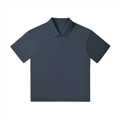 Drop Shoulder Short-Sleeve Polo - Gorilian