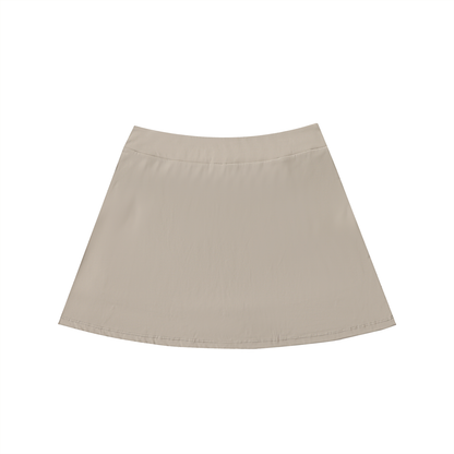 High-Waist Pocketed A-Line Skirt - Gorilian