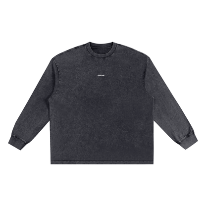 Snow Washed Frayed Edge T-Shirt - Gorilian
