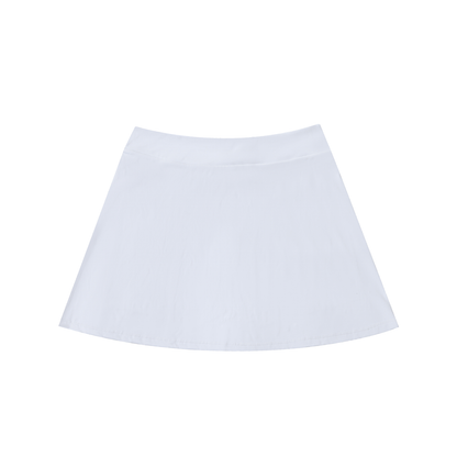 High-Waist Pocketed A-Line Skirt - Gorilian