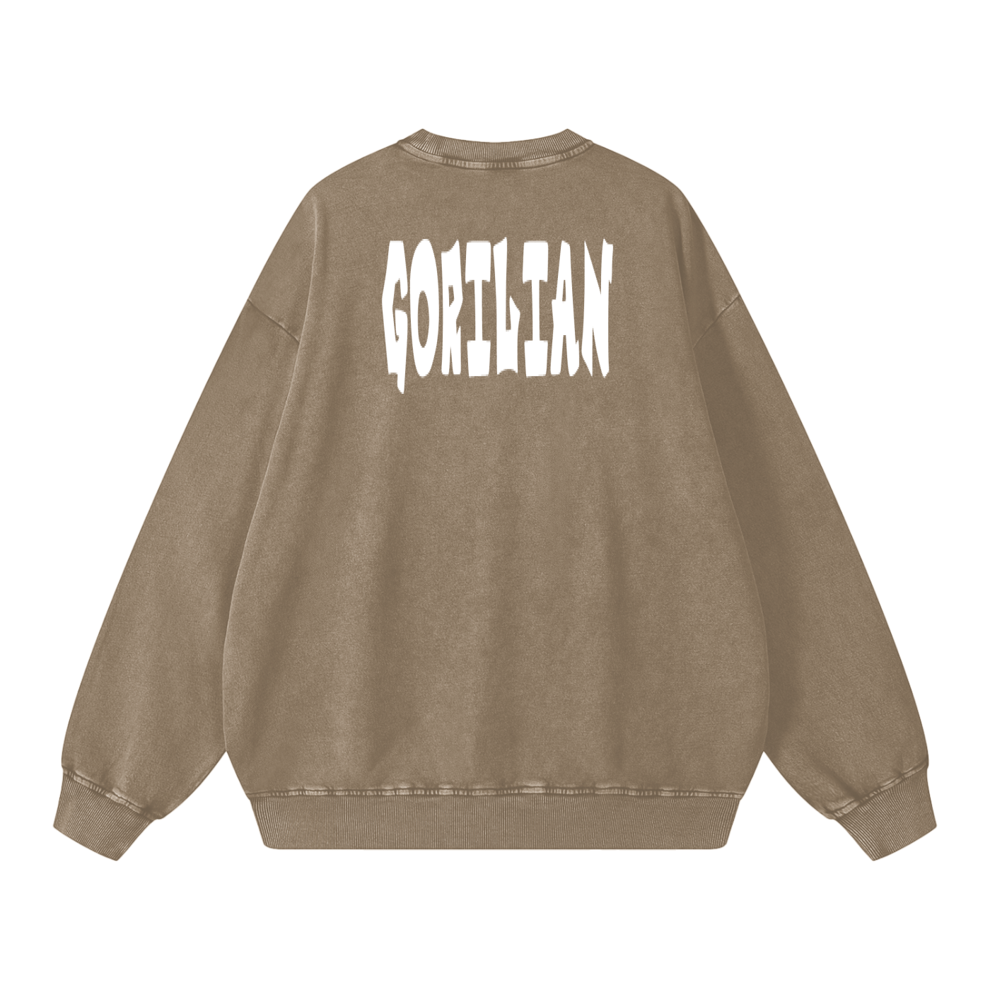 Snow Washed Oversized Sweatshirt - Gorilian