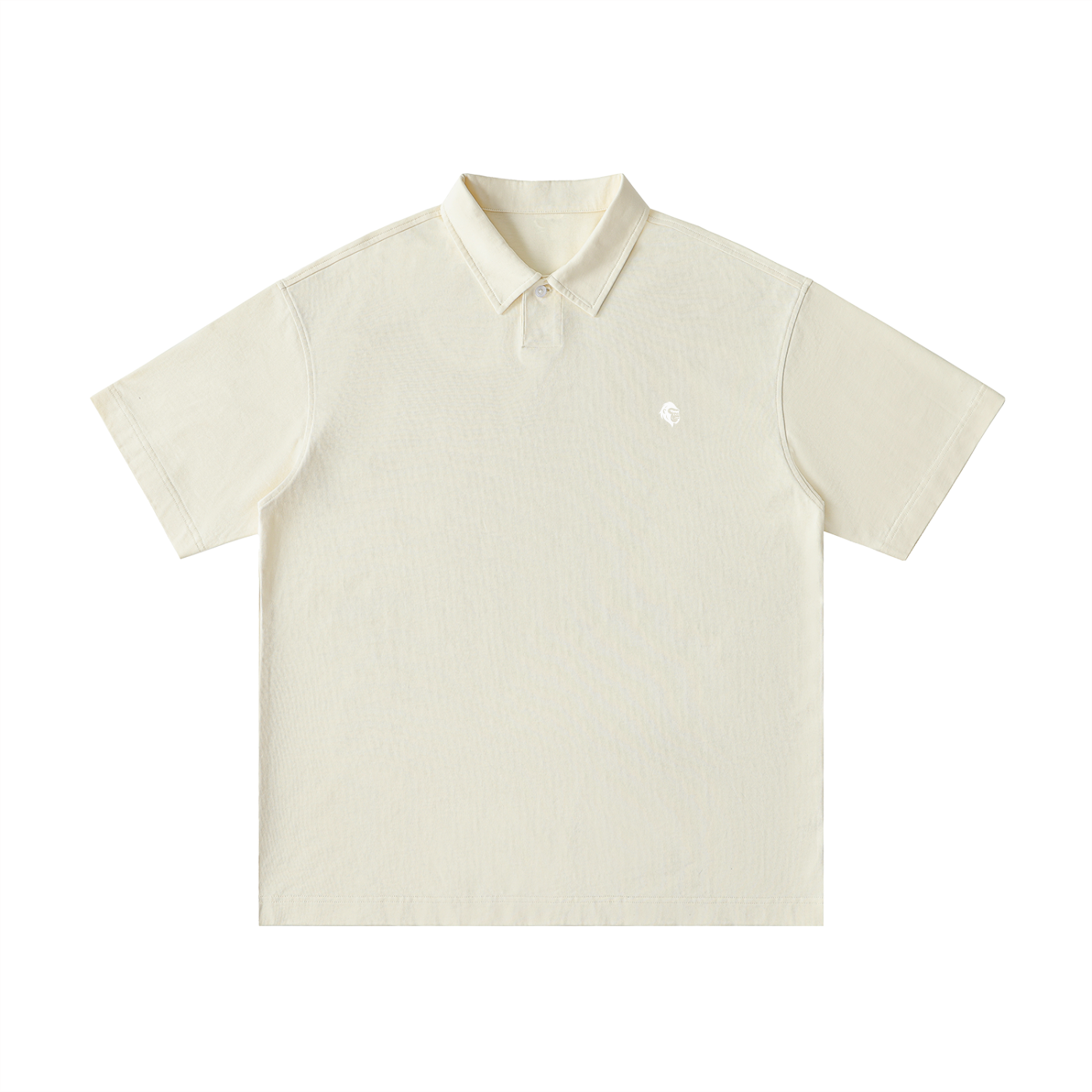 Loose Cotton Short-Sleeve Polo Shirt - Gorilian
