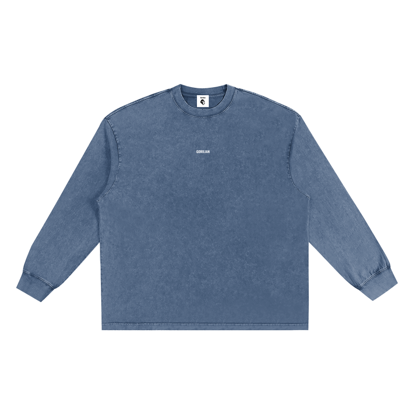 Snow Washed Frayed Edge T-Shirt - Gorilian
