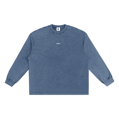 Snow Washed Frayed Edge T-Shirt - Gorilian