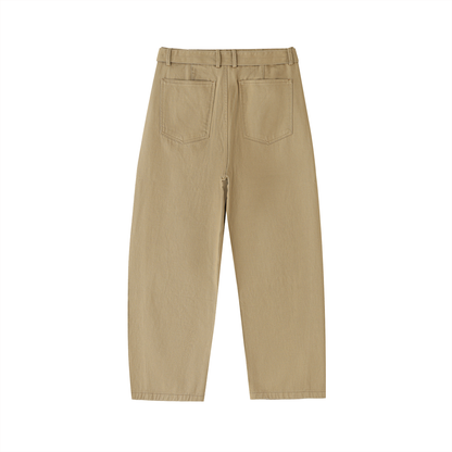 Twisted-Seam Belted Curved-Blade Pants - Gorilian