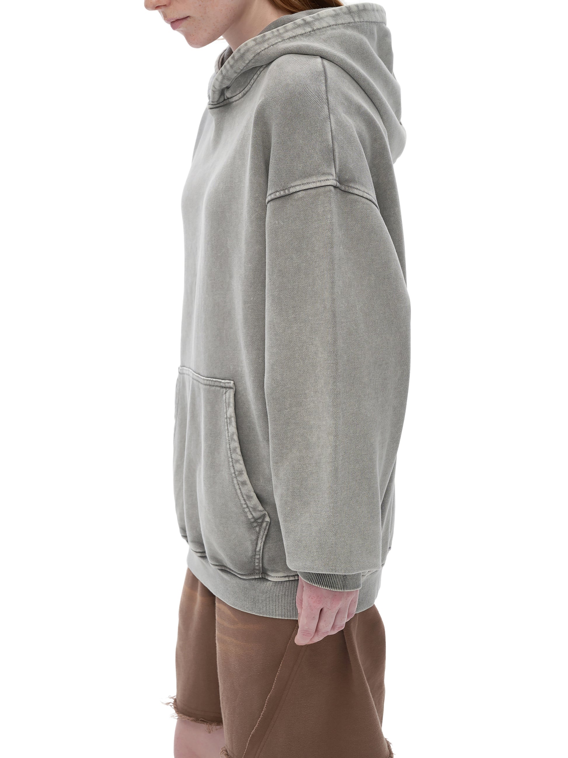 Snow Washed Loose Cotton Hoodie - Gorilian