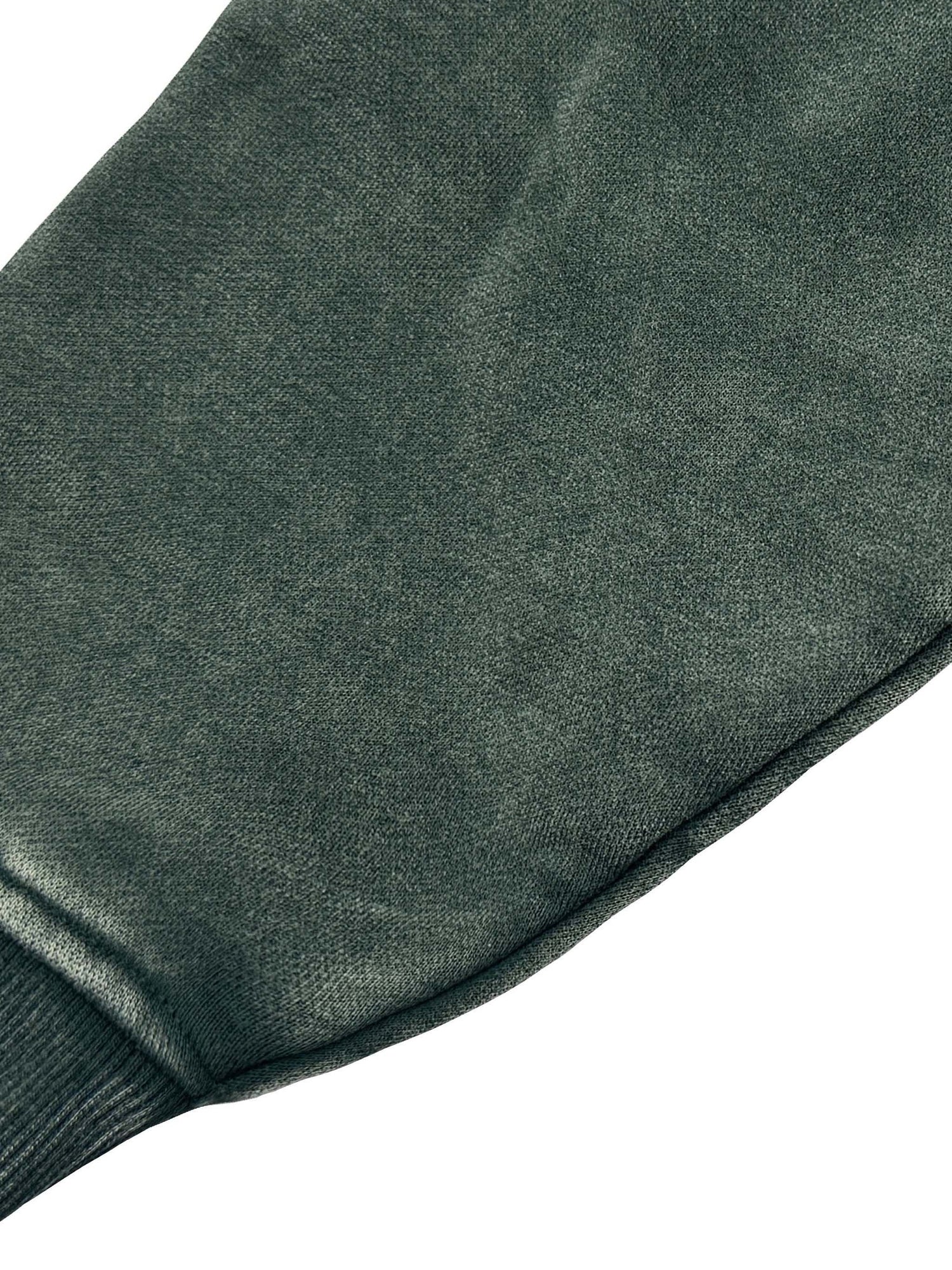 Snow Washed Zip-Through Fleece Hoodie - Gorilian