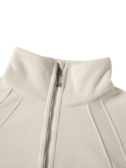 Cropped Half-Zip Sweatshirt - Gorilian
