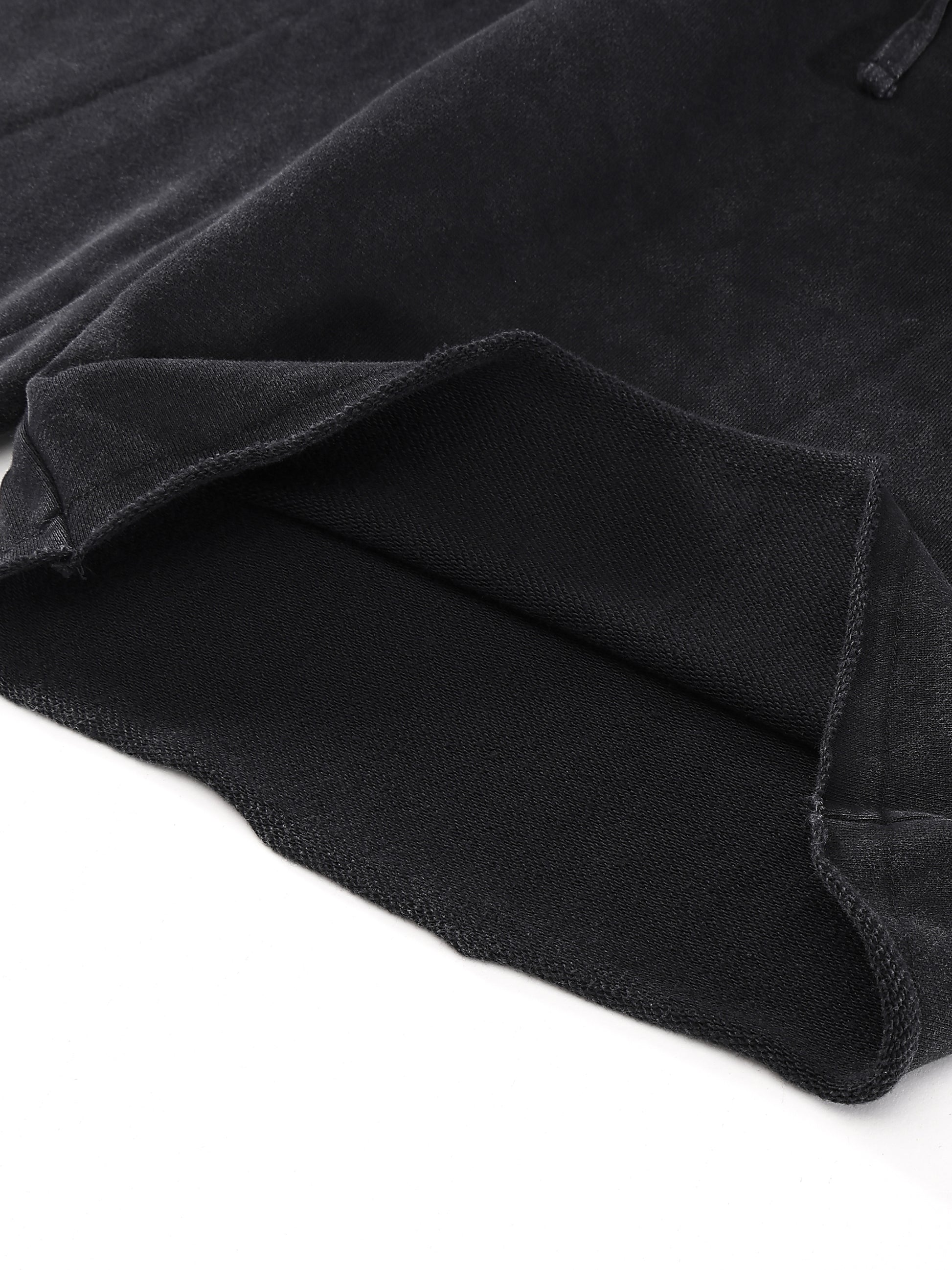 Snow Washed Raw Hem Shorts - Gorilian