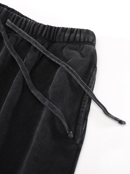 Heavyweight  Vintage Washed  Tiger Stripes Short Pants - 360 GSM - Gorilian