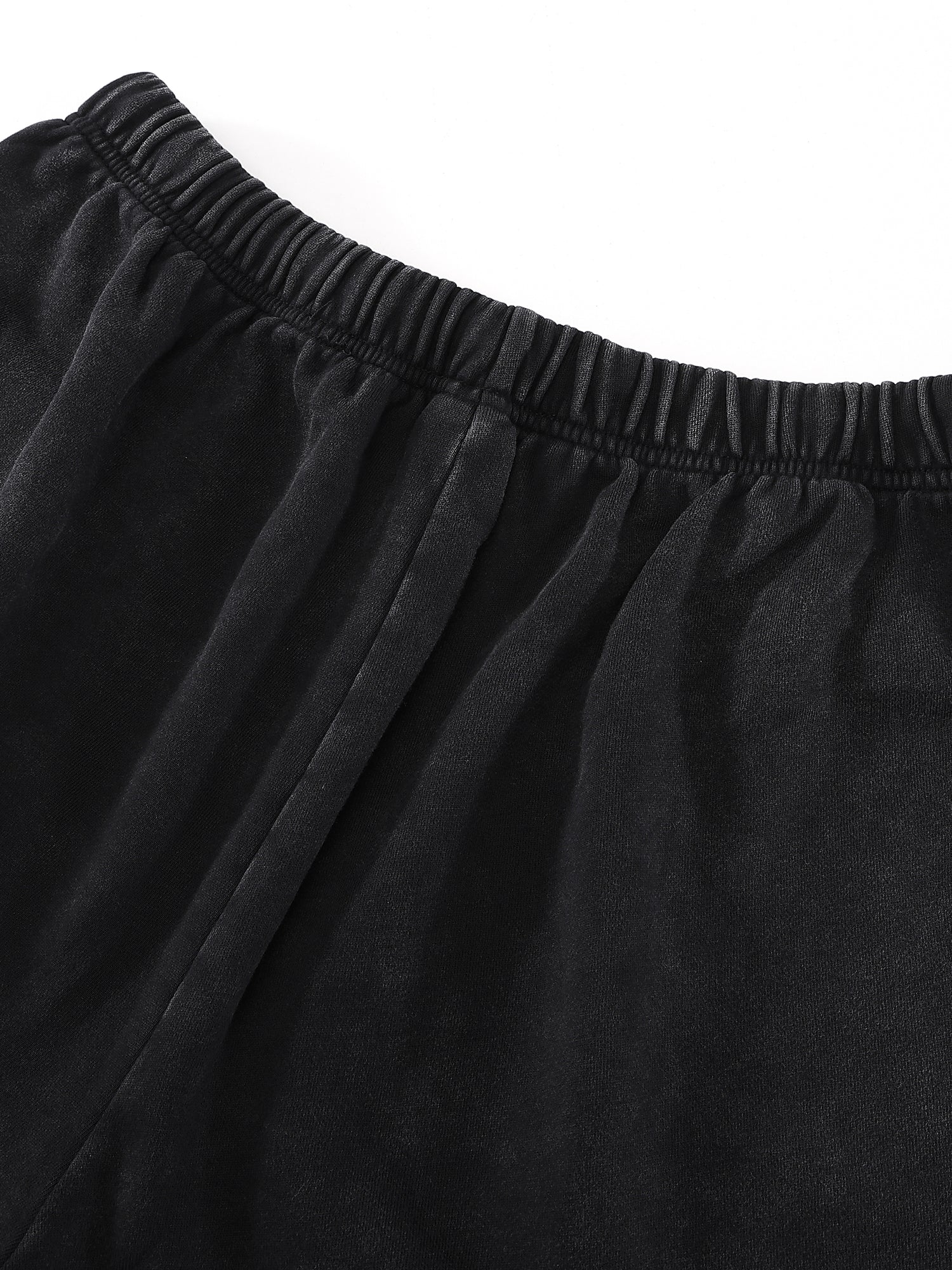 Snow Washed Raw Hem Shorts - Gorilian