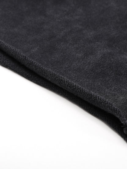 Snow Washed Raw Hem Shorts - Gorilian