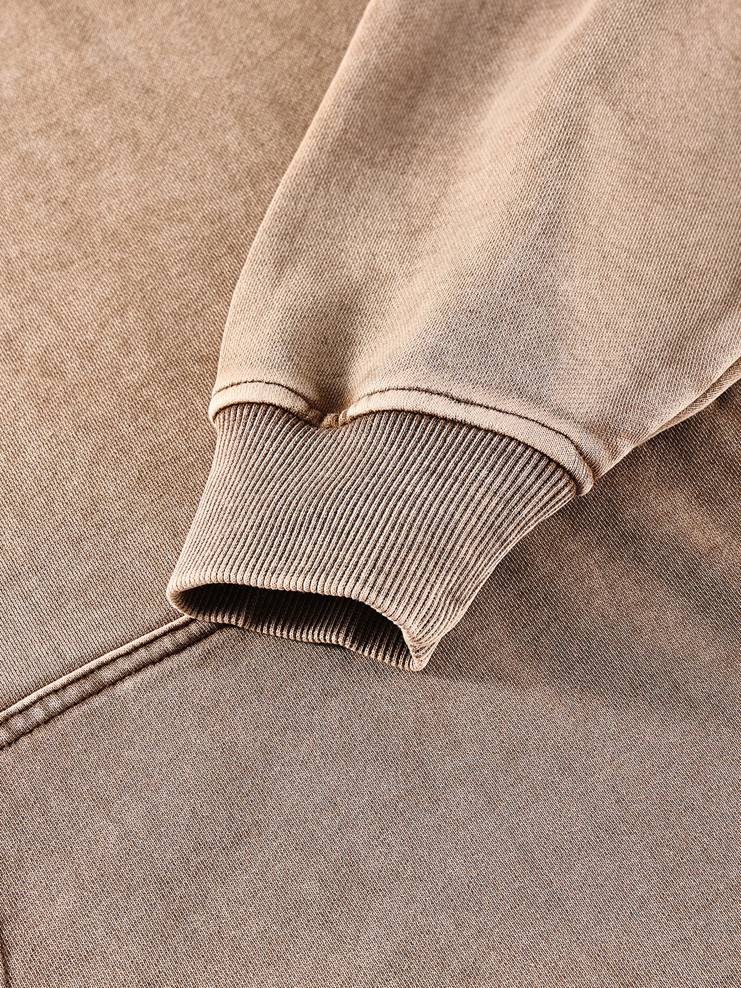 Snow Washed Loose Cotton Hoodie - Gorilian