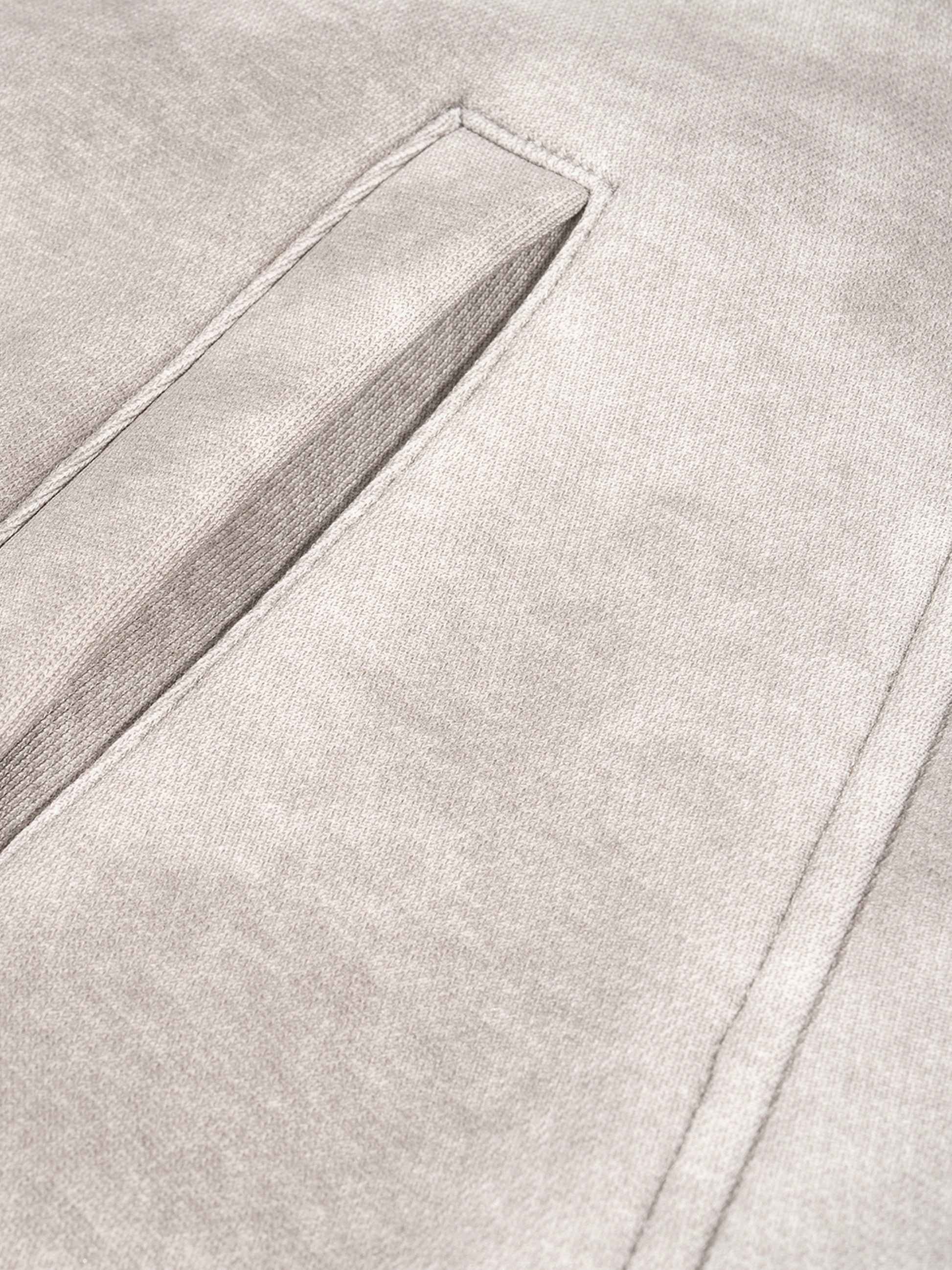 Dirty Washed Boxy Zip-up Fleece Hoodie - Gorilian